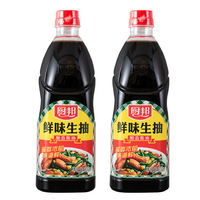 厨邦 鲜味生抽 900ml*2瓶