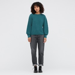 UNIQLO 优衣库 446204 女士3D羊毛针织衫