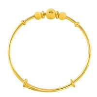 Chow Sang Sang 周生生 31484K 儿童圆珠足金手镯 5g