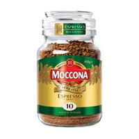 PLUS会员：Moccona 摩可纳 意式浓缩冻干速溶咖啡 100g