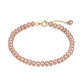 LUKFOOK JEWELLERY 六福珠宝 F48DSKB0006Y 心形足金珍珠手链 17cm 4.1g