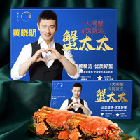 MRSCRAB 蟹太太 大闸蟹礼券 公蟹3.5两 母蟹2.5两 4对8只装