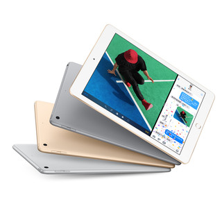 Apple 苹果 iPad 9.7英寸 平板电脑(A9、32GB、WLAN版+Cellular版、深空灰色、MP1J2CH/A)