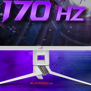 ROG 玩家国度 STRIX XG279Q-W 27英寸 IPS G-sync FreeSync 显示器（2560×1440、170Hz、95%DCI-P3、HDR400）