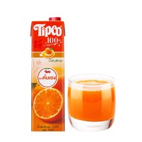 有券的上：Tipco 泰宝 鲜榨橙汁 1L