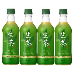 KIRIN 麒麟 生茶 Rich Green Tea  绿茶饮料 生茶525ml*4瓶