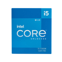 Prime会员：intel 英特尔 酷睿 i5-12600K 盒装 CPU处理器