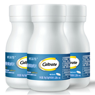 Caltrate 钙尔奇 氨糖软骨素加钙片 28g*3瓶