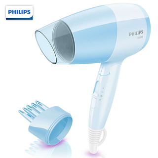 PHILIPS 飞利浦 电吹风机 恒温速干1200W家用大功率可折叠高速 吹风筒 BHC016/05