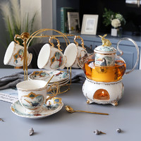 瓷烨 北欧ins风陶瓷咖啡杯英式下午茶茶具套装欧式小奢华花茶茶具家用