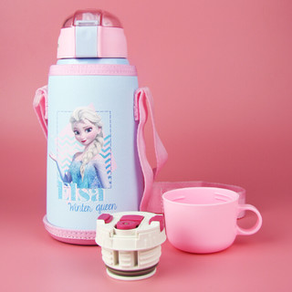 Disney 迪士尼 8055 儿童双盖保温杯 600ml 艾莎公主