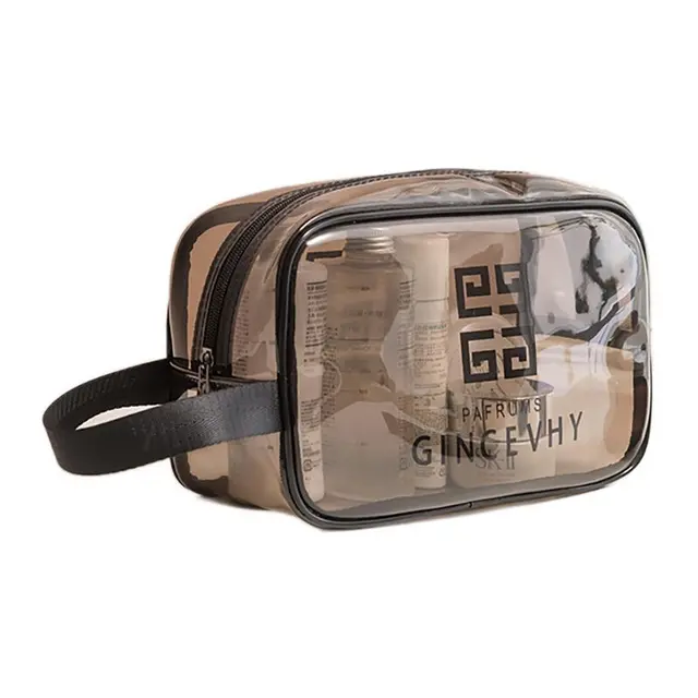 chidong 驰动 中性收纳包 透明灰色 中号