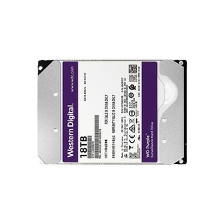 Western Digital 西部数据 紫盘系列 3.5英寸 监控级硬盘 18TB (CMR、7200rpm、256MB) WD180EJRX