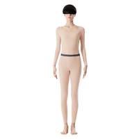 Bananain 蕉内 女士秋衣秋裤套装 WA501+/YT-838730 圆领款 肉桂粉 L