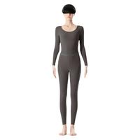 Bananain 蕉内 女士秋衣秋裤套装 WA501+/YT-838730 圆领款 山川褐 L