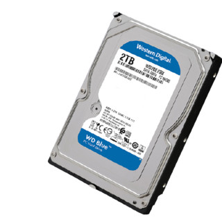 Western Digital 西部数据 蓝盘系列 3.5英寸 台式机硬盘 2TB（SMR、7200rpm、256MB）WD20EZBX