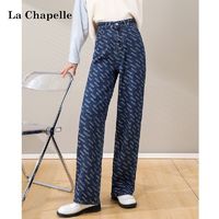 La Chapelle 拉夏贝尔 913413734 女士宽松显瘦阔腿裤