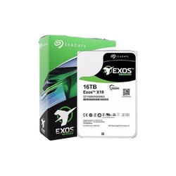 SEAGATE 希捷 银河Exos X18系列 3.5英寸 企业级硬盘 16TB (CMR、7200rpm、256MB) ST16000NM000J