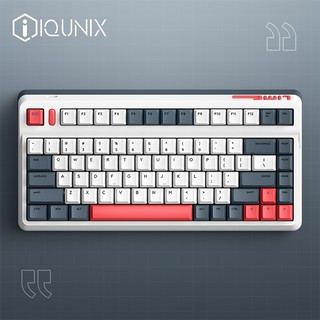 IQUNIX L80-动力方程式 机械键盘 三模机械无线键盘 蓝牙键盘 热插拔客制化键盘 TTC金粉轴无光版