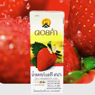 Doi Kham 草莓果汁 200ml*4盒