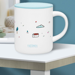 THERMOS 膳魔师 TJDG-323 保温杯 320ml 清新蓝