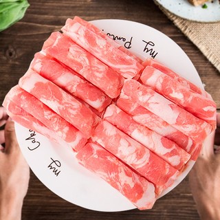 国产羔羊肉片 500g/袋 火锅食材 羊肉生鲜 羊肉卷