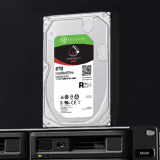 SEAGATE 希捷 酷狼IronWolf Pro 3.5英寸NAS硬盘 8TB (CMR、7200rpm、256MB) ST8000NE001