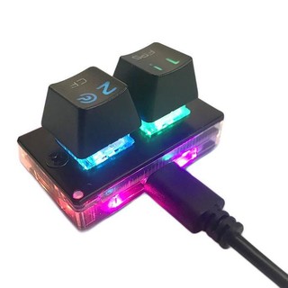 MOTOSPEED 摩豹 K2 2键 有线机械键盘 黑色 凯华定制轴 RGB