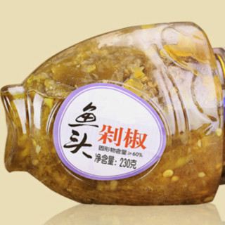 贺福记 鱼头剁青椒酱 230g*12罐