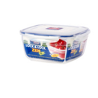 LOCK&LOCK 乐扣乐扣 HSM8460 正方形保鲜盒 2.5L 半透明