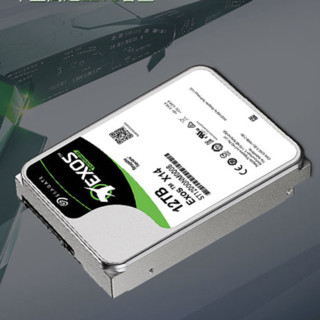 SEAGATE 希捷 银河Exos X14系列 3.5英寸 企业级硬盘 12TB (PMR、7200rpm、256MB) ST12000NM0008