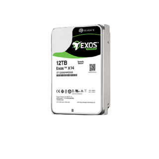 SEAGATE 希捷 银河Exos X14系列 3.5英寸 企业级硬盘 12TB (PMR、7200rpm、256MB) ST12000NM0008