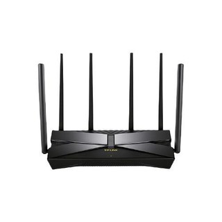 TP-LINK 普联 大道系列 TP-XTR5460 易展Turbo版 三频5400M 家用千兆Mesh无线路由器 Wi-Fi 6 单个装 黑色