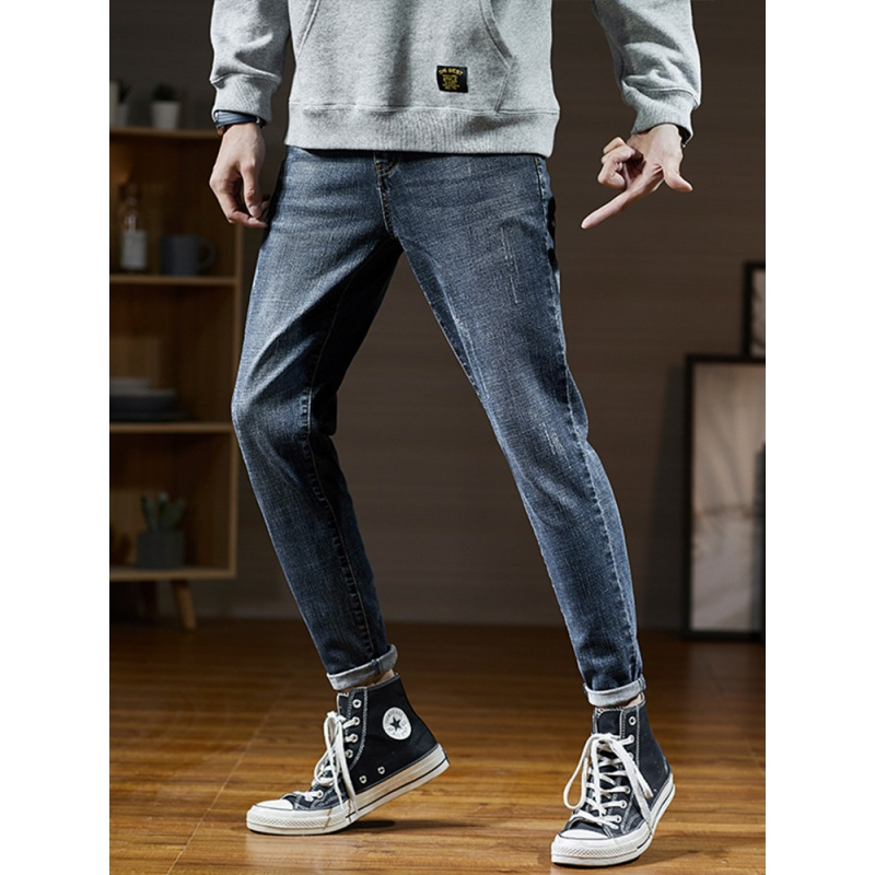 TONLION 唐狮 男士加绒牛仔裤 625310083430