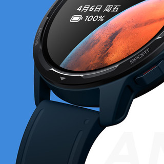 Xiaomi 小米 Watch Color2 智能手表 36mm 星耀黑金属表壳 黑色硅胶表带 (北斗、血氧、血压、GPS)