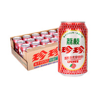 88VIP：珍珍 碳酸饮料 荔枝味 330ml*24听