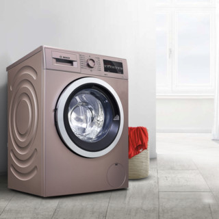 BOSCH 博世 4系列 WAP282662W 滚筒洗衣机 10kg 玫瑰金