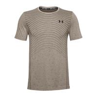 UNDER ARMOUR 安德玛 Seamless Wave 男子运动T恤 1351450-200 棕色 M