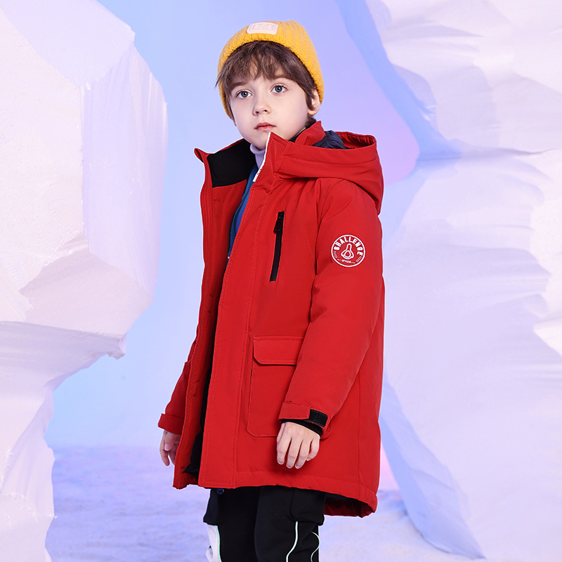 GOLDFARM 高梵 儿童中长款羽绒服