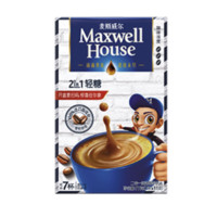 Maxwell House 麦斯威尔 二合一轻糖速溶咖啡 11g*7条