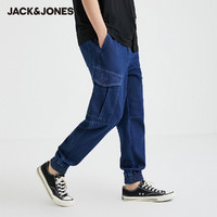 杰克琼斯 220332046 男士工装束脚牛仔裤