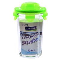 Glasslock 三光云彩 RC105 玻璃杯 绿色 500ml