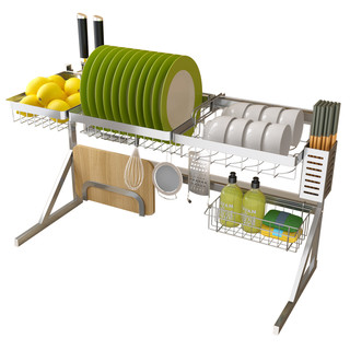 厨房水槽置物架多功能沥水碗架台面用品刀碗碟收纳架洗碗池沥水架