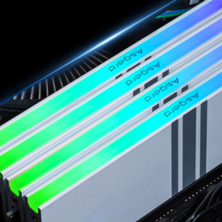 Asgard 阿斯加特 瓦尔基里系列 DDR4 3200MHz RGB 台式机内存 灯条 炫酷白 32GB 16GBx2