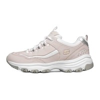 SKECHERS 斯凯奇 D'LITES系列 I-Conik 女子休闲运动鞋 88888250-LPKW 浅粉红色/白色 45.5