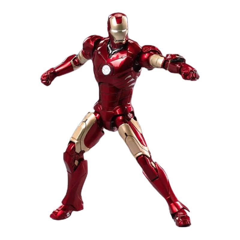 zt 中动玩具 钢铁侠mk3 充电发光版 手办