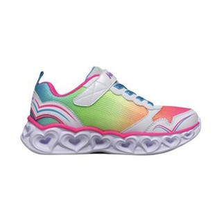 SKECHERS 斯凯奇 20294L 女童休闲运动鞋 白色/多彩色 30码