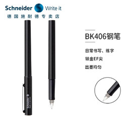Schneider Electric 施耐德电气 德国施耐德钢笔BK406三年级可换墨囊EF尖0.38 赠6元原装墨囊1盒 实付相当于27元每只
