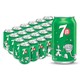 7-Up 七喜 柠檬味碳酸汽水 330ml*24罐