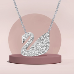 SWAROVSKI 施华洛世奇 Swan系列 5007735 小天鹅项链 40cm